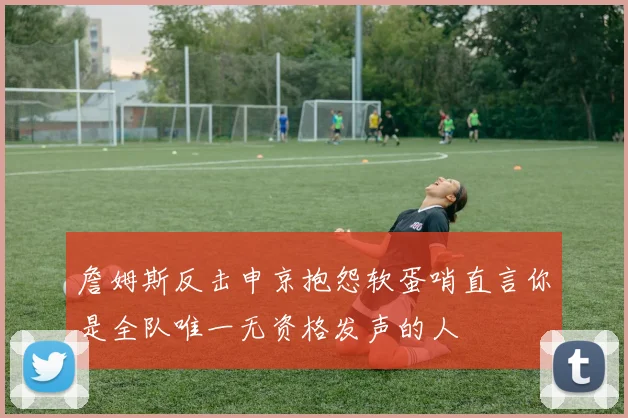 詹姆斯反击申京抱怨软蛋哨直言你是全队唯一无资格发声的人